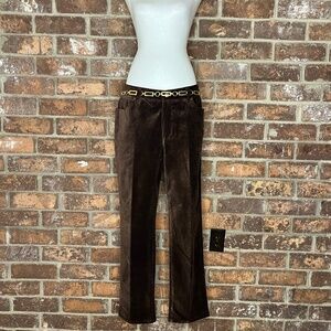 Jeanology Brown Velvet Pants